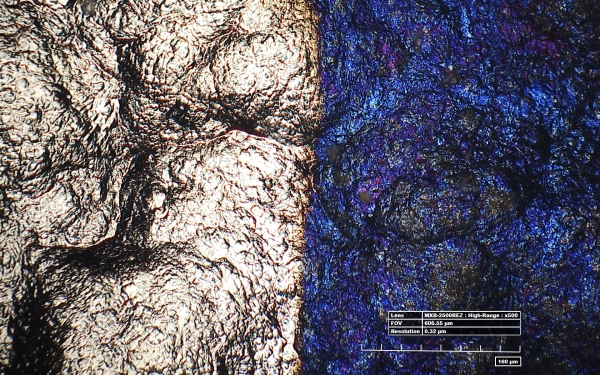 Laser removal of titanium oxide Laser removal of titanium oxide